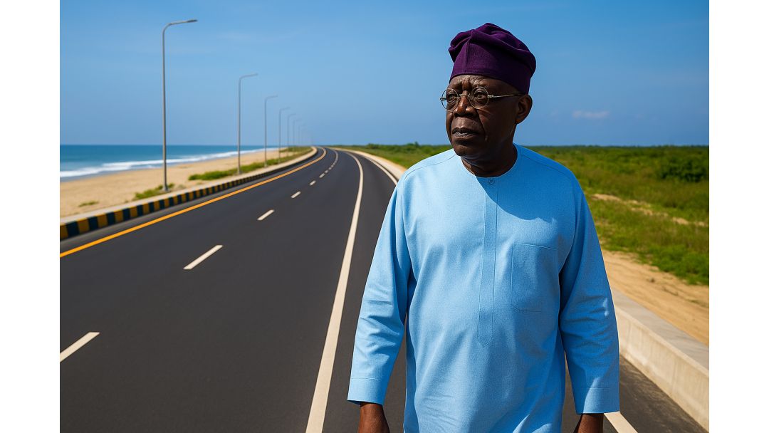 Featured image: SHUGABA TINUBU YA KADDAMAR DA KASHIN HANYAR LAGOS-CALABAR