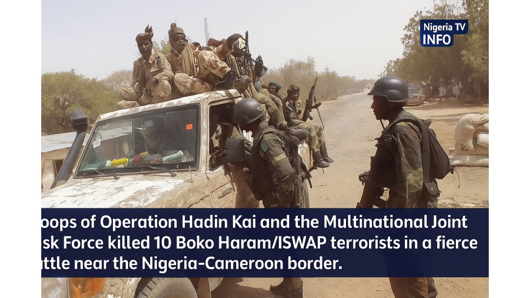 Troops kill 10 terrorists along Nigeria- Cameroon border