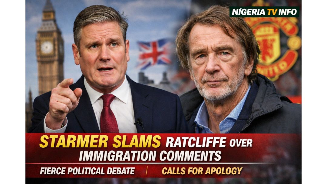 Firimi Minista Starmer Ya Soki Jim Ratcliffe, Co‑Mai Hannu na Man United Kan Maganganun Hijira