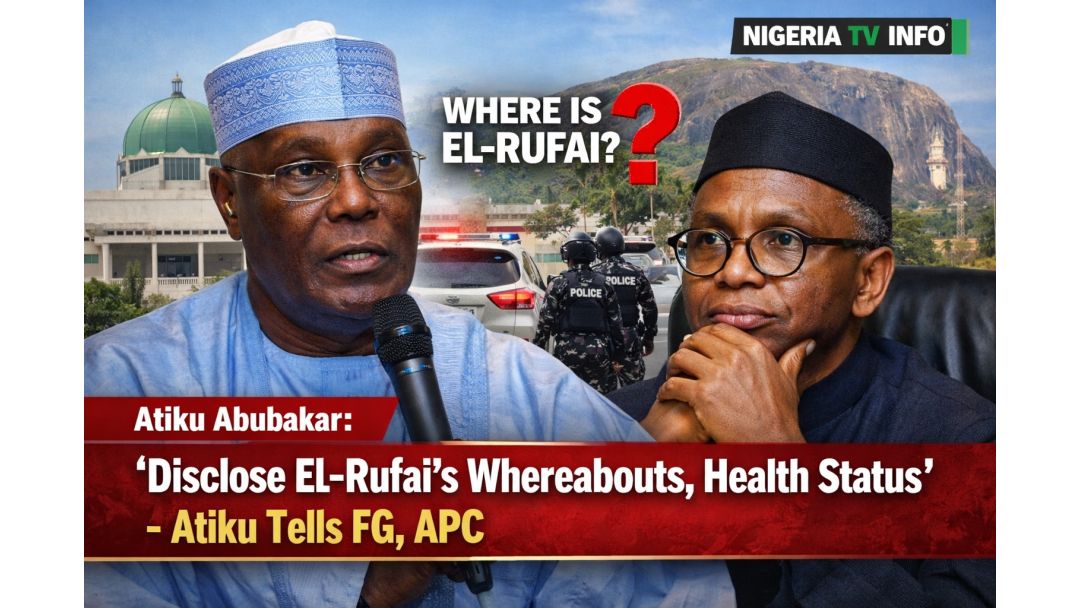 Atiku Abubakar Rịọrọ Gọọmenti na All Progressives Congress Ka Ha Kọwaa Ebe Nasir El-Rufai Nọ na Ọnọdụ Ahụ Ike Ya