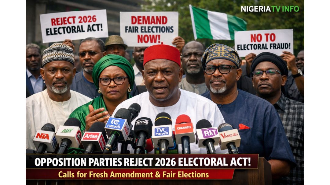 Jam’iyyun Adawa Sun Karyata Dokar Zabe ta 2026, Sun Nemi Sabon Gyara