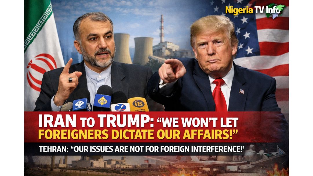 Iran Ta Mayar wa Trump Martani: Ba Mu Yarda Baƙi Su Tsara Mana Harkokinmu