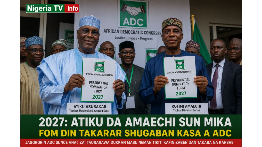 2027: Atiku na Amaechi nyefere ADC fọọm ịzọ ọkwa Onye isi ala