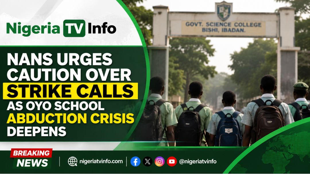 Featured image: NANS Warns Against Strike Action Over Oyo School Abduction Crisis