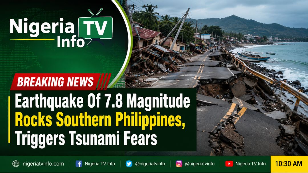 Featured image: Earthquake Of 7.8 Magnitude Rocks Southern Philippines, Triggers Tsunami Fears