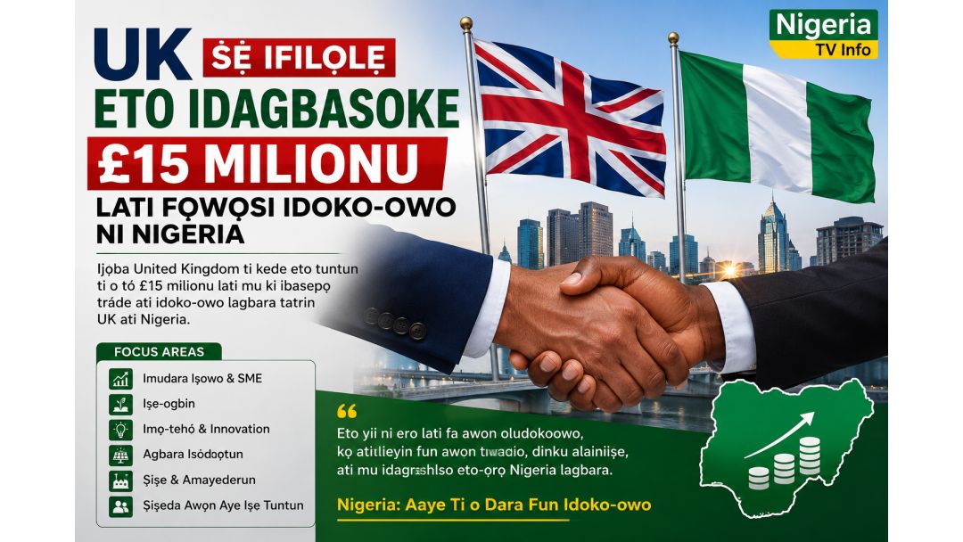UK Na-ebido Mmemme £15m iji kwalite itinye ego na Naịjirịa