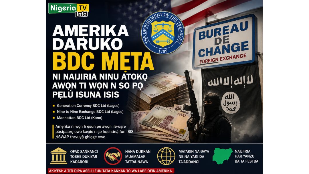 Featured image: US Names Three Nigerian BDCs in Alleged ISIS Financing Network
