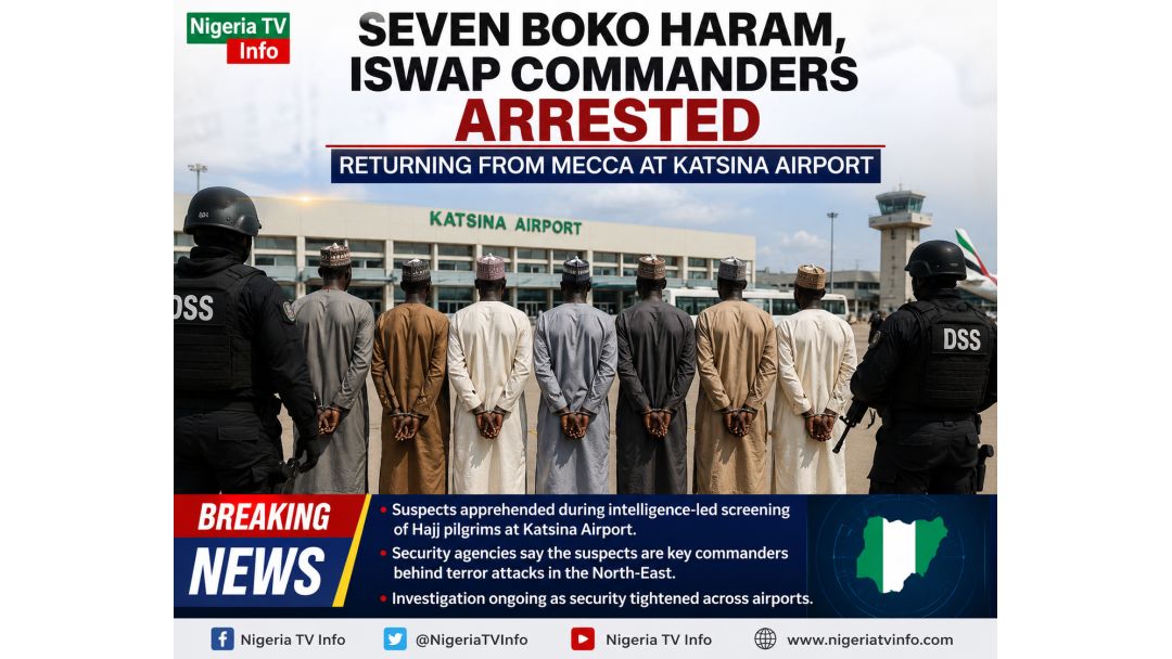 Featured image: Seven Boko Haram, ISWAP Commanders Arrested Returning from Mecca at Katsina Airport